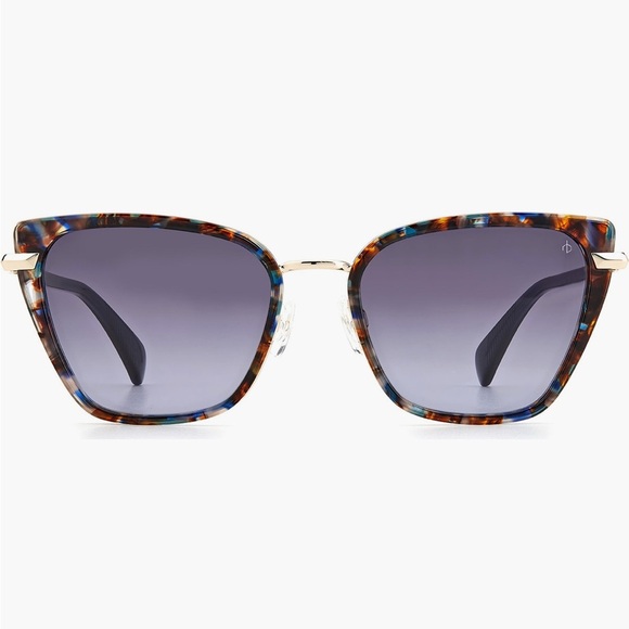 NWT Rag & Bone Tortoiseshell Cat Eye Sunglasses - Picture 1 of 3